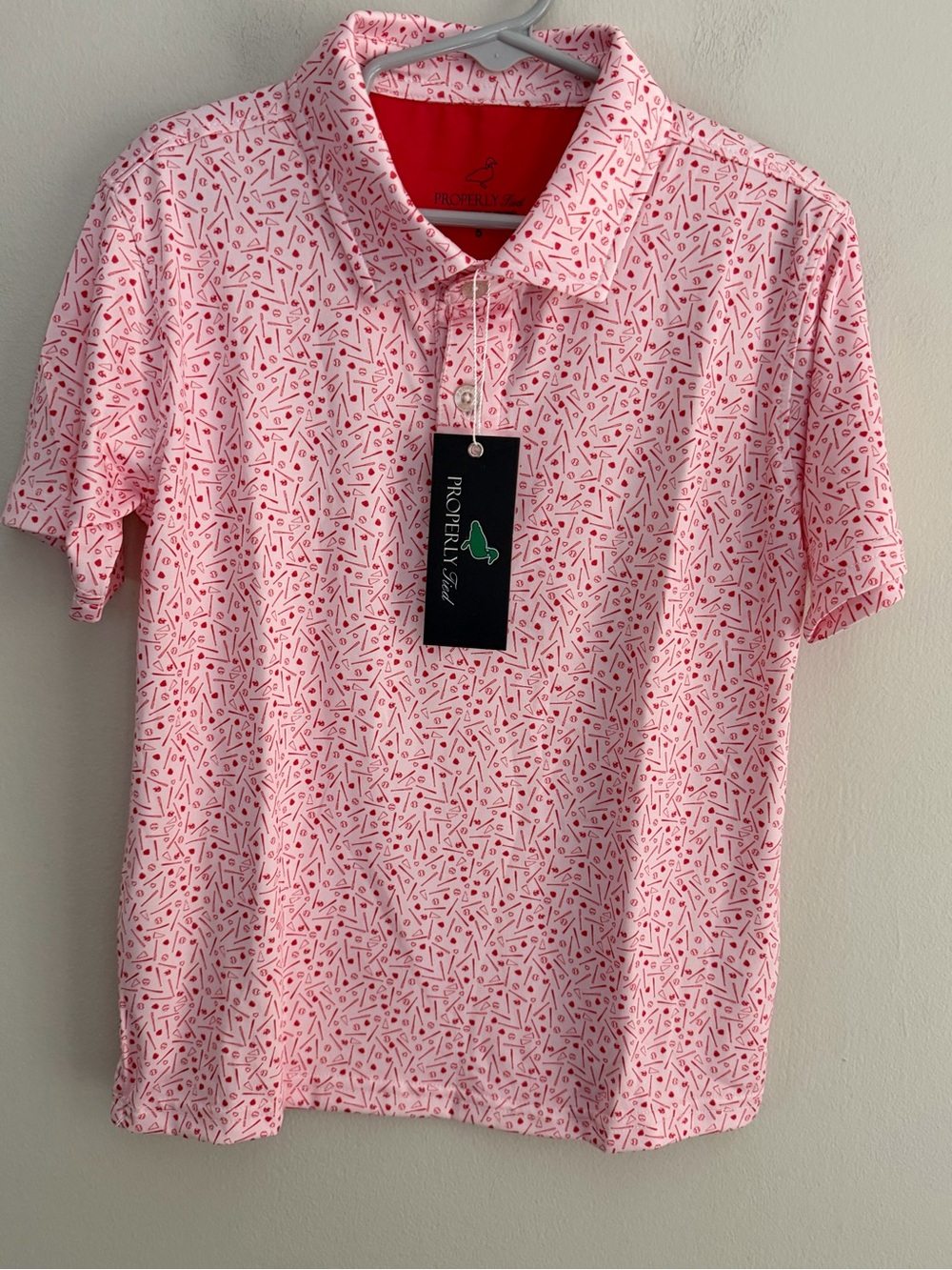 Properly Tied Baseball Performance Polo
